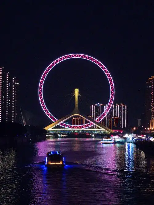 夜晚的天津之眼