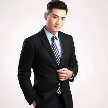 秋冬男士西服 时尚休闲修身型西服外套 韩版商务帅气西装正装6305支持