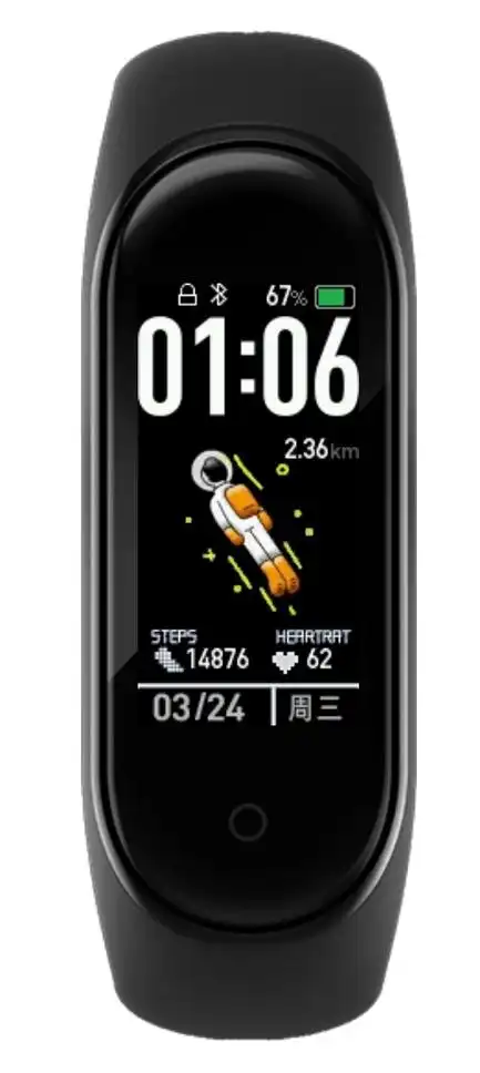 melephant小米手环4自定义太空人表盘