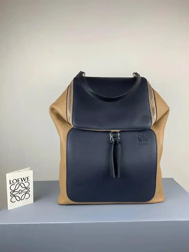 罗意威loewe双肩包 牛皮耐磨1560.#包包推荐 #罗意 - 抖音