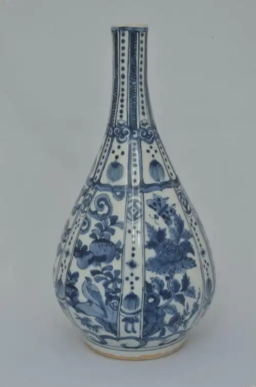 明青花花鸟纹瓶-明 清陶瓷器-盛世收藏论坛