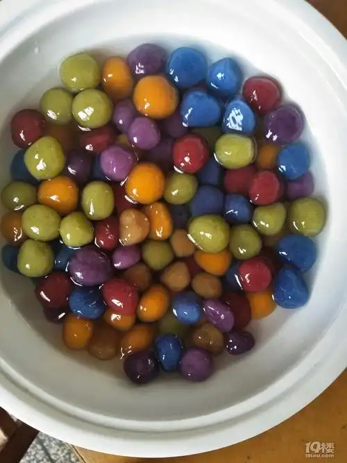 彩色芋圆