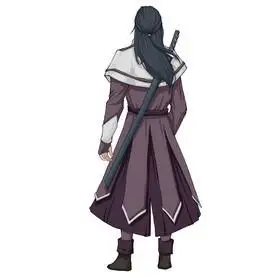 剑的水墨侠客人物水墨古风戴斗笠侠客古风水墨女性侠客水墨侠客人物