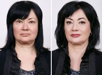 女性衰老对比图片