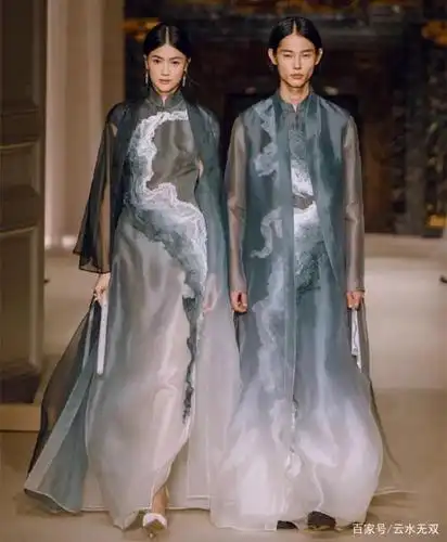 盖娅传说发布的"敦煌壁画版"高定礼服,难道神仙下凡了