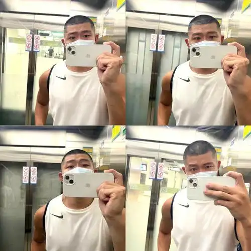 剃寸头就是爽啊