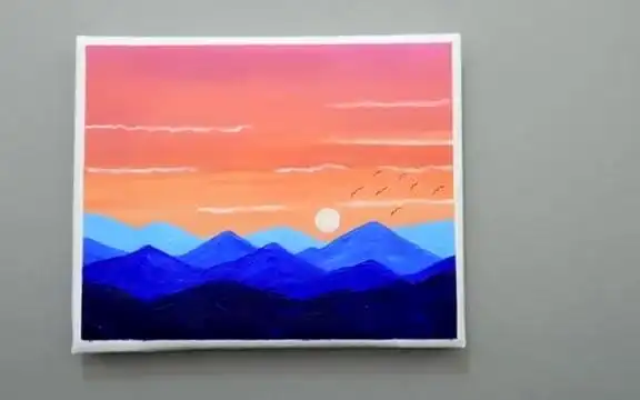 水彩教程教你绘画出漂亮的日出