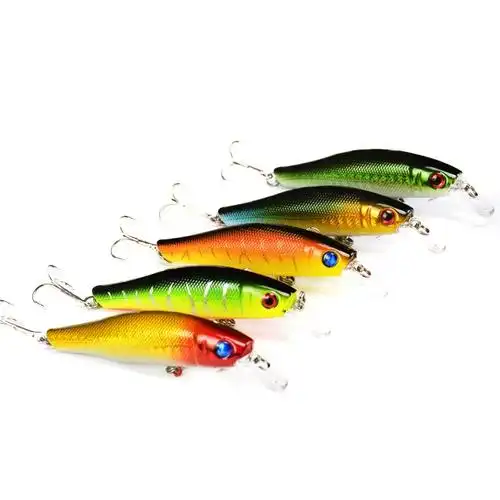 全水层米诺假饵仿生硬鱼饵翘嘴鲈鱼饵两款可选裴钓远投路亚饵套装