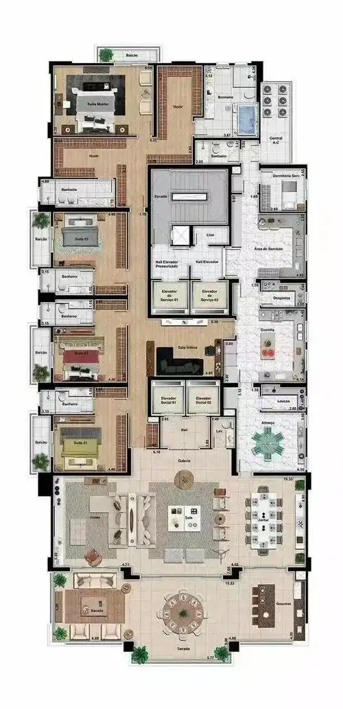 套房|户型|豪宅|阳台|生活区_网易订阅