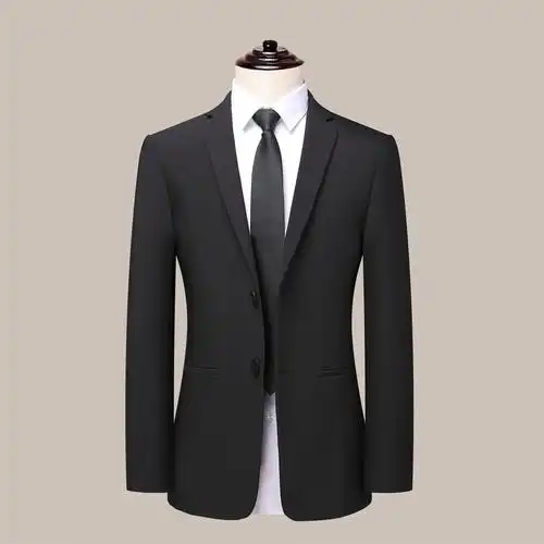 市桑蚕丝西服男士中年免烫抗皱单西商务休闲西装羊毛 款式十一:3311