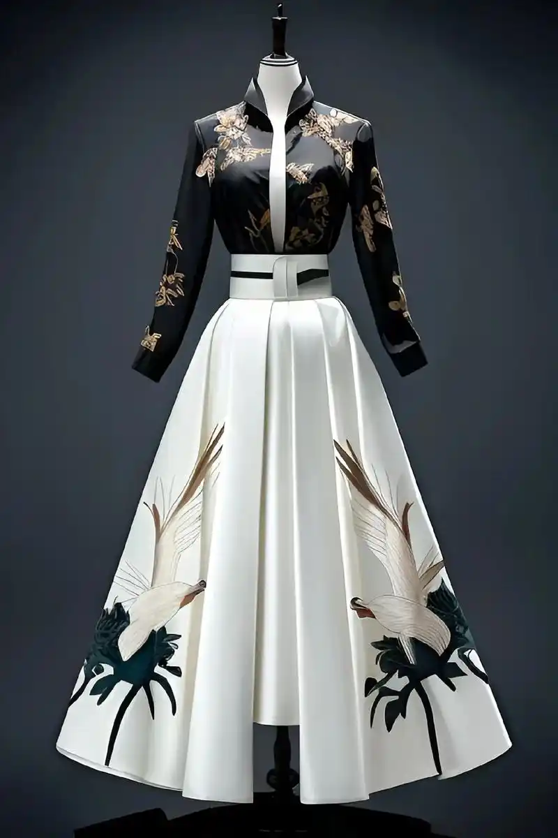 【国风现代服装设计61女装】#图文伙伴计划 #令人心动的头像壁 - 抖