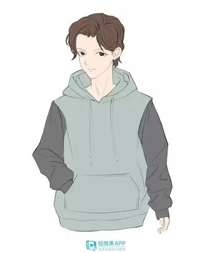 男孩子的卫衣怎么画?