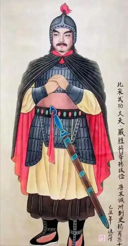 杨姓历史名将画像,值得收藏