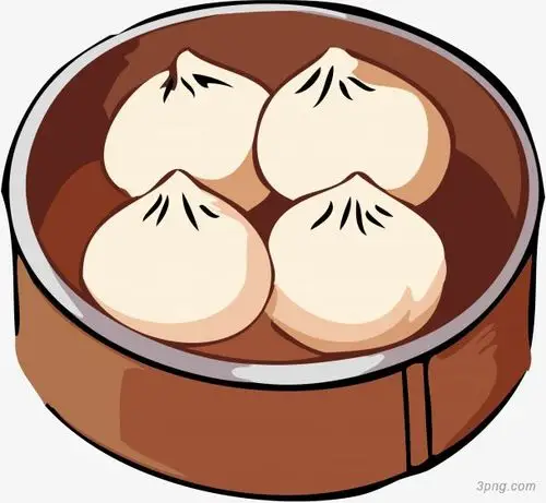 绍兴包子png素材透明免抠图片-产品实物