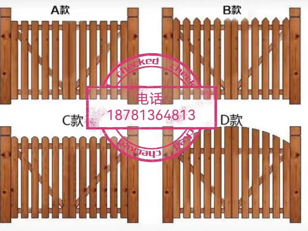 花园草坪防腐木栏杆护栏围栏栅栏小篱笆院子装饰庭院隔断户外室外
