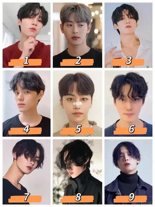 男生中分的各种刘海造型