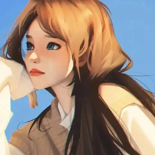 绝美手绘女生头像人生本来就孤独