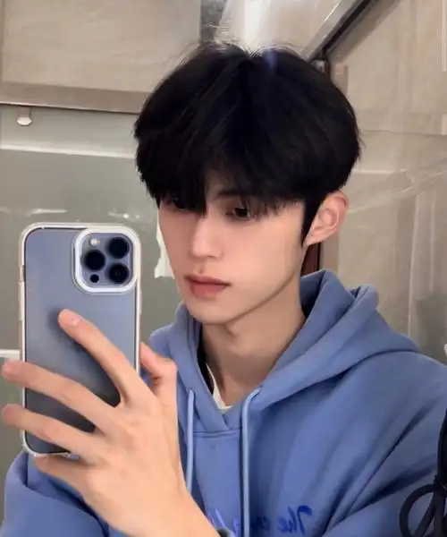 男生发型碎盖微分