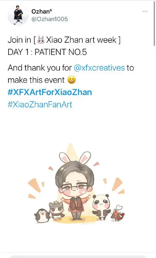 xz#我画的是肖战#海外推上的肖战小飞侠艺术周还在如火如荼地进行真