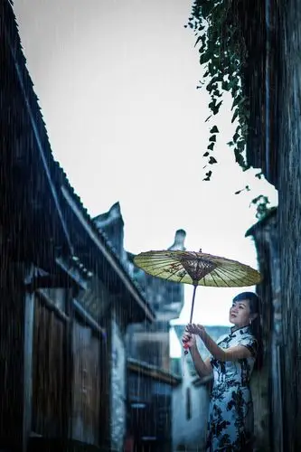 其它 《雨巷》 写美篇        我便带着戴望舒"雨巷"的意境,在这深秋