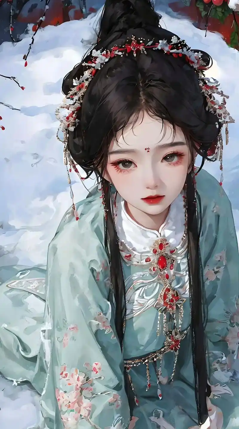 雪中梅你 #唯美古风壁纸 #女生头像 #古风头像 - 抖音