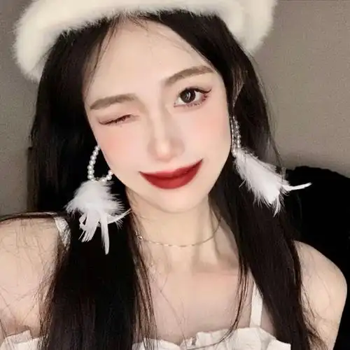 超好看很火的仙气网红头像 越努力越幸运,女生头像图片-回车桌面