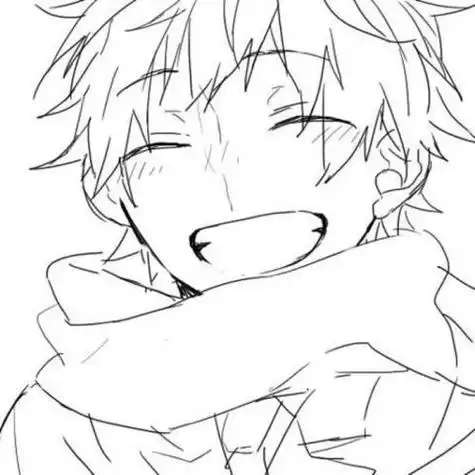 动漫人物简笔画男帅气二次元素描简笔画男二次元男生侧脸简笔画