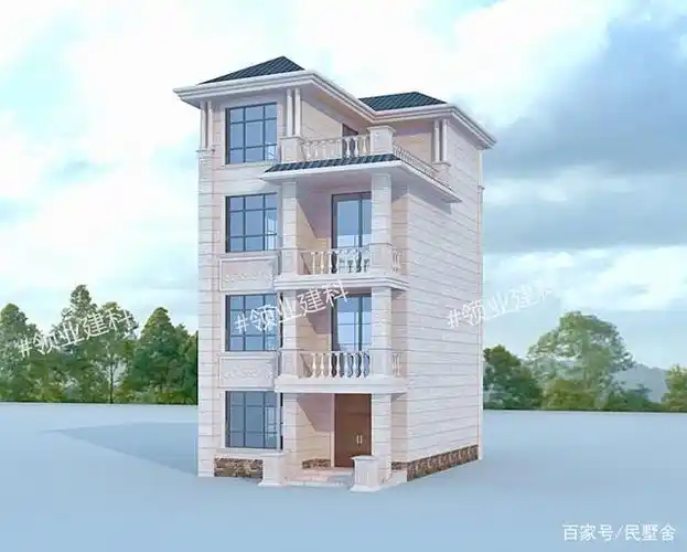 7.8×12米三层半小面宽别墅,共8房5厅,这个农村家族很"强大"