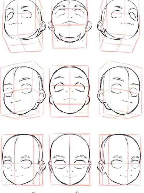 动漫人物的分析结构教程~简直太详细又好看!