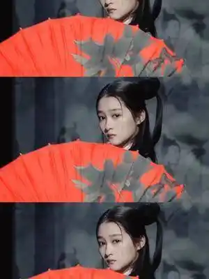 关晓彤这个撑伞的镜头真的是绝了她真的是那种越素雅越好看的感觉