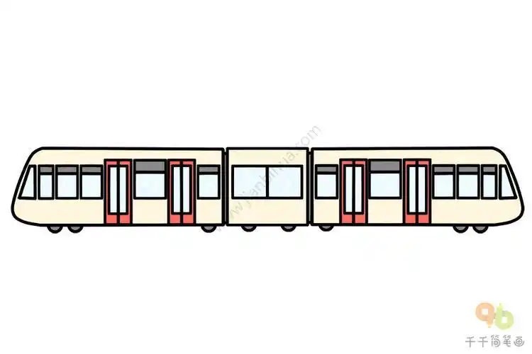 地铁简笔画地铁车站站厅布局简笔画地铁简笔画儿童彩色火车简笔画图片