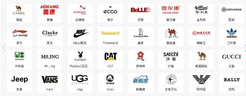 帆布鞋图形商标logo设计
