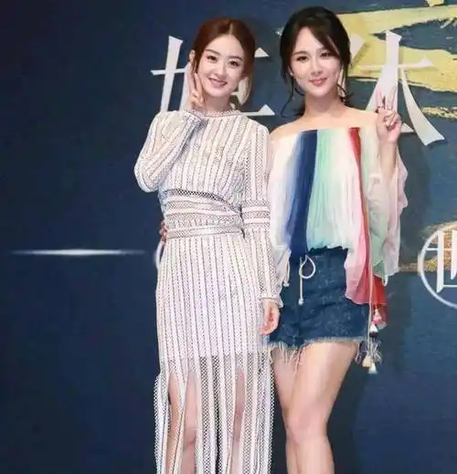 原创102斤杨紫和86斤赵丽颖同框终于知道颜值和体重的重要性了