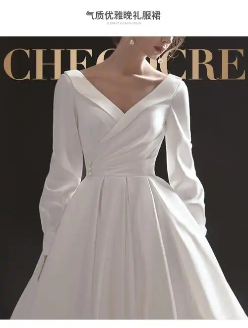 2020新款秋装法式复古名媛气质高腰大摆宴会晚礼服连衣裙一件代发