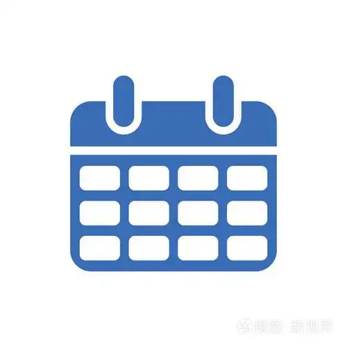 日历图标-事件符号-日或月图标-在白色背景上隔离的平面矢量插图