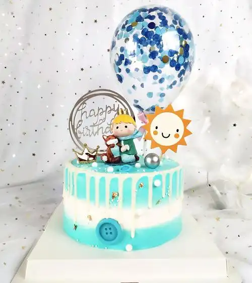 网红创意男生生日蛋糕肖战同小王子蛋糕男孩宝宝南京新鲜生日蛋糕