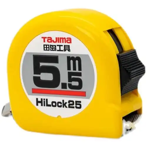 田岛卷尺家用田岛卷尺55米75米35米高精度耐磨双面刻度木工盒尺钢卷尺