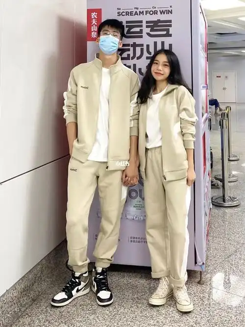 情侣穿搭158178ins风运动套装谁不爱呢