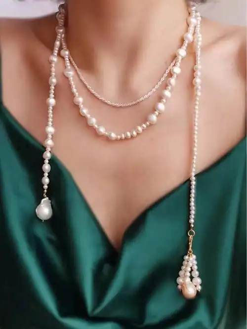 珍珠项链搭配技巧