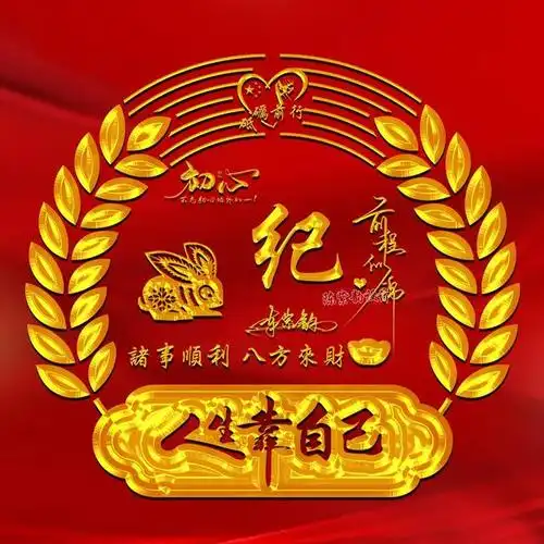 姓氏头像第366期,2023人生靠自己金属质感艺术签名头像,请查收