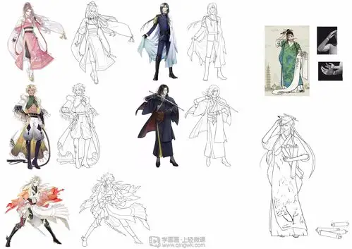 古风插画之人物个性表达姿态篇