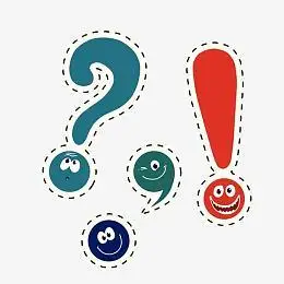 卡通标点符号表情