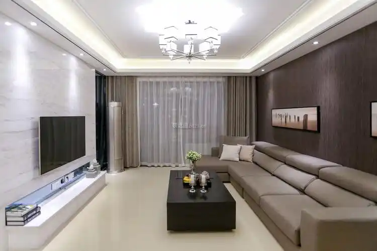 广州市现代风格140平米装修效果图案例_鹏豪装饰工程装修设计案例