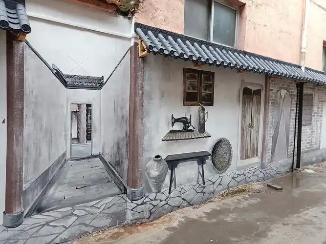 老街坊怀旧壁画绘制