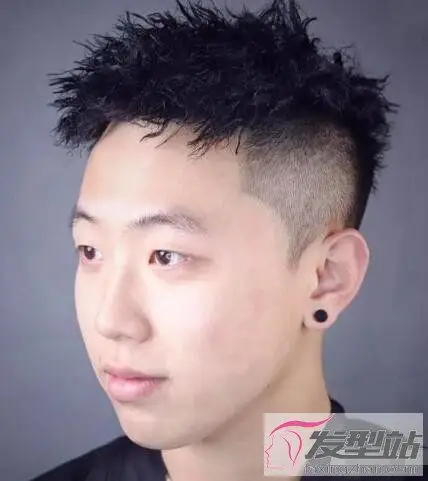 锡纸烫男短发灵动蓬松又修颜