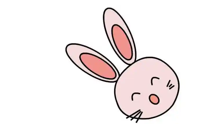 兔耳朵简笔画步骤  兔耳朵简笔画教程