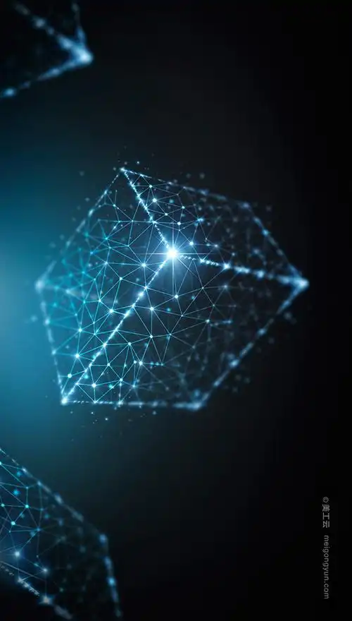 蓝色科技感高清背景设计素材