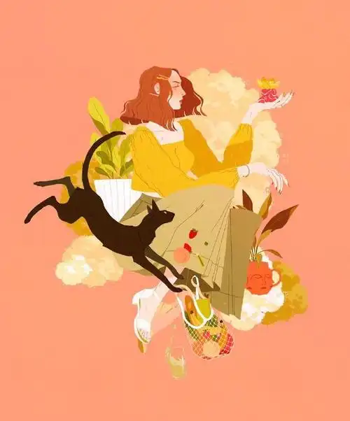 今天分享一组插画,来自一位美国自由插画师:samantha mash.