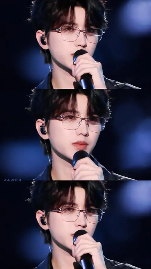 蔡徐坤#383936#蔡徐坤新歌afterglow#戴眼镜好帅呀!迷晕了!