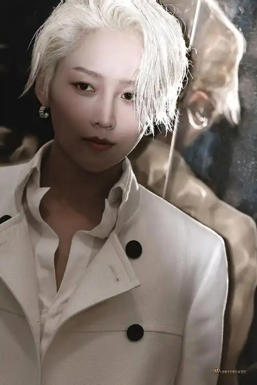 我爱惨了金发的刘雨昕